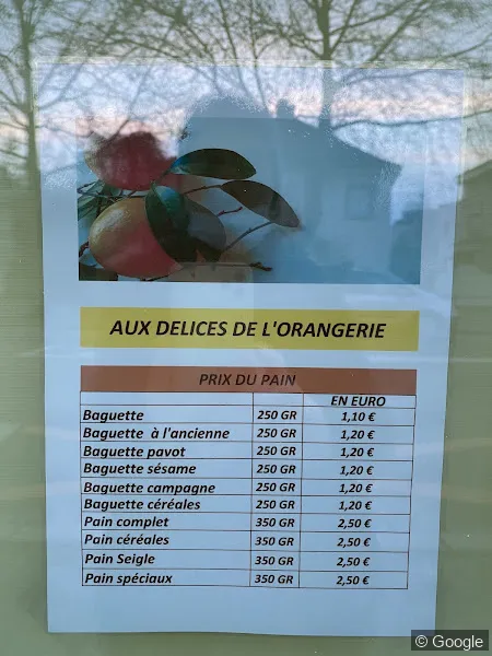 Photo 2 de Aux Délices de l'Orangerie, boulangerie à Strasbourg