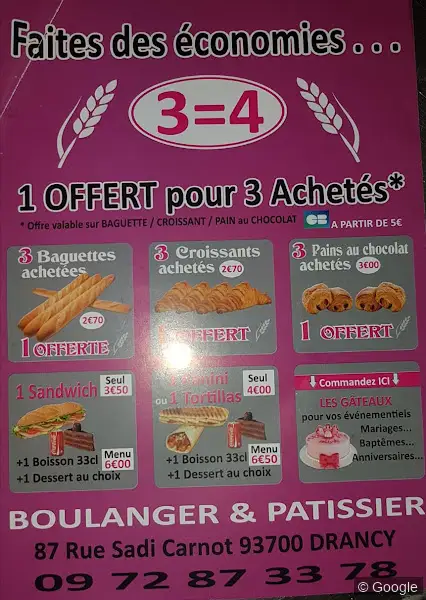 Photo 2 de Boulangerie le Carnot, boulangerie à Drancy