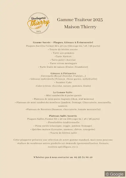 Photo 2 de Boulangerie Thierry / Livraison de pain et viennoiserie pour les professionnels, boulangerie à Antibes