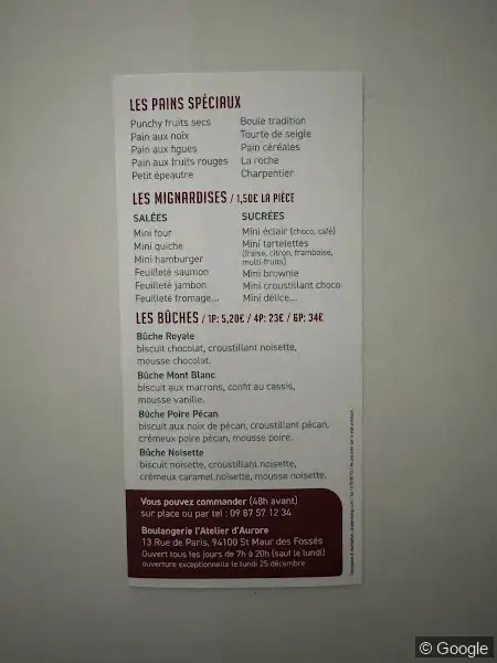 Photo 2 de L Atelier D Aurore, boulangerie à Saint-Maur-des-Fossés