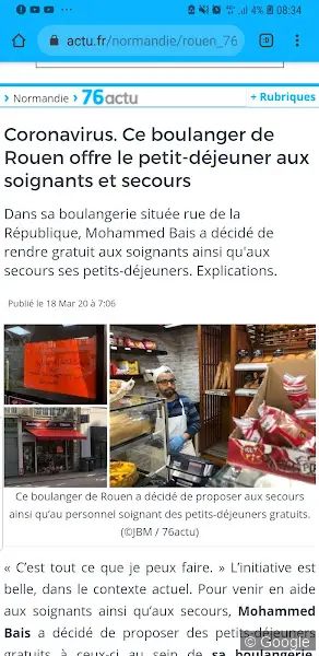 Photo 3 de la boulangerie de la republique, boulangerie à Rouen