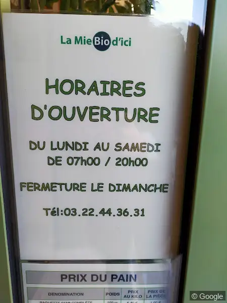 Photo 2 de La Mie Bio d'ici (Noyon/Gare), boulangerie à Amiens