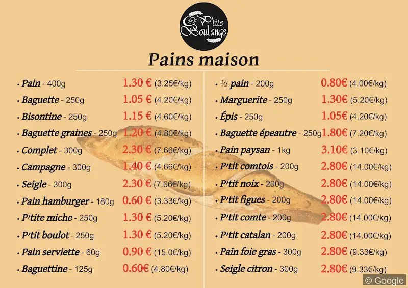 Photo 2 de La P'tite Boulange, boulangerie à Besançon