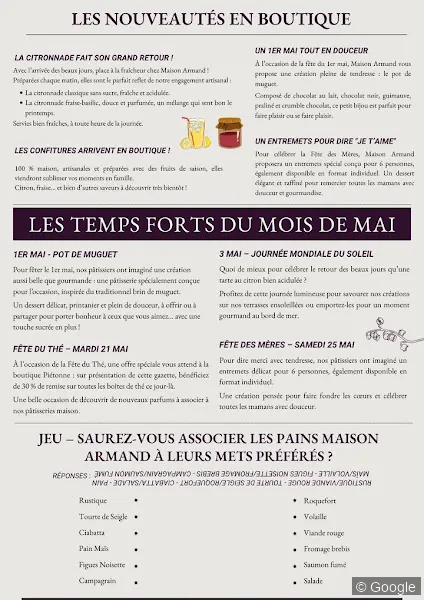 Photo 2 de Maison Armand - Pâtisserie Boulangerie Nice Piétonne, boulangerie à Nice