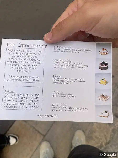 Photo 2 de Maison Riederer - Pâtisserie et Chocolaterie, boulangerie à Aix-en-Provence